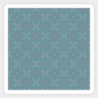 Geometric pattern matte bright colors Sticker